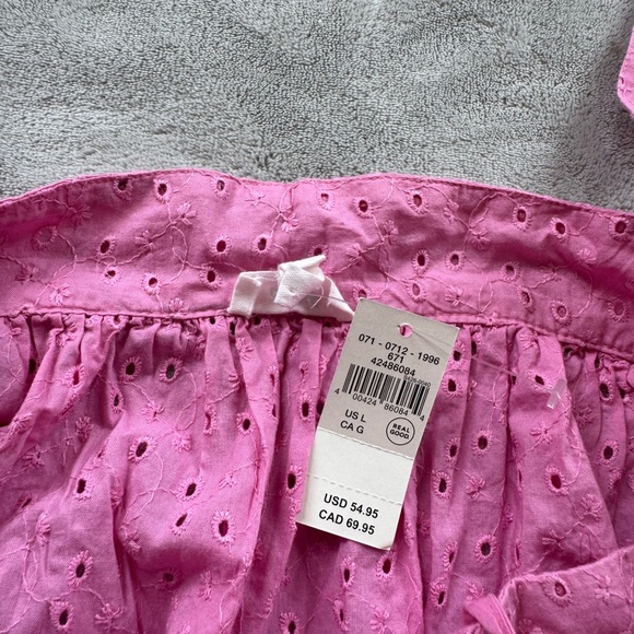 NWT Aerie Pink Sleeveless Eyelet Dress - Picture 2 of 3